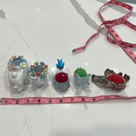 Vintage pin cushion bundle of five - Picture 8 of 8